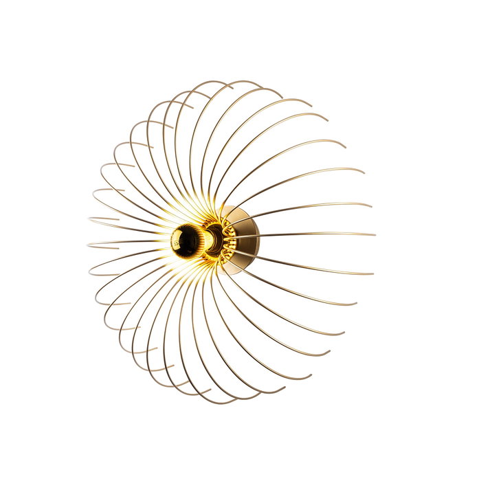 Opviq Lámpara de pared Karsortel - N-643-1 en color dorado Opviq Lámpara de pared Karsortel - N-643-1 en color dorado